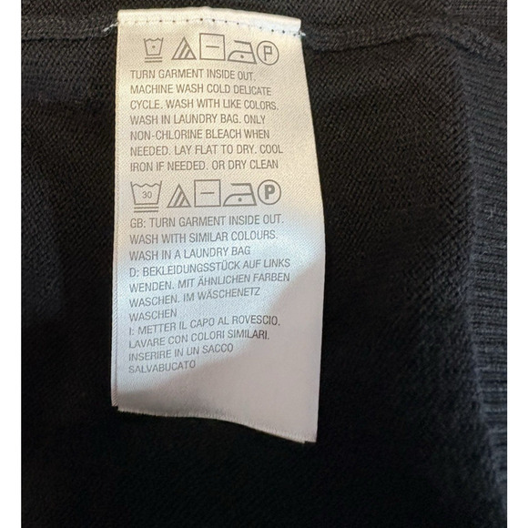 Jason Wu Large Black Cropped Open Front Sequin Cardigan Sweater Classic‎ NWT - Picture 8 of 13